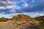 Badlands formations in Theodore Roosevelt National Park, North Dakota, USA. Art Print